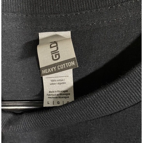 ACDC T-Shirt Unisex Sz Large Back In Black Graphic Band Tee - Picture 2 of 5